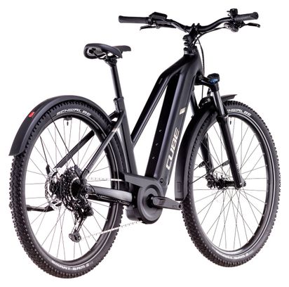 Cube Nuride Hybrid Pro 600 Allroad Trapezio Bicicletta ibrida elettrica Shimano Cues 10S 600 Wh 29'' Nero 2025