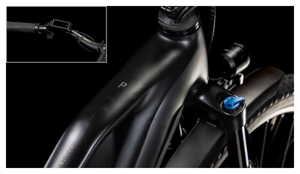 Cube Nuride Hybrid Pro 600 Allroad Trapezio Bicicletta ibrida elettrica Shimano Cues 10S 600 Wh 29'' Nero 2025