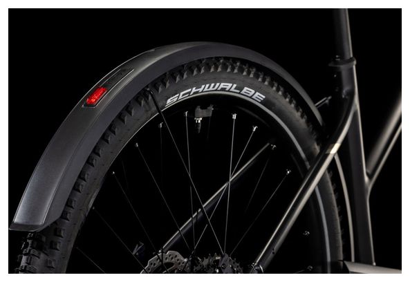 Cube Nuride Hybrid Pro 600 Allroad Trapezio Bicicletta ibrida elettrica Shimano Cues 10S 600 Wh 29'' Nero 2025
