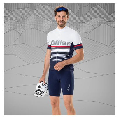 Maillot de vélo Loeffler à manches courtes FZ Messenger 23-Bleu