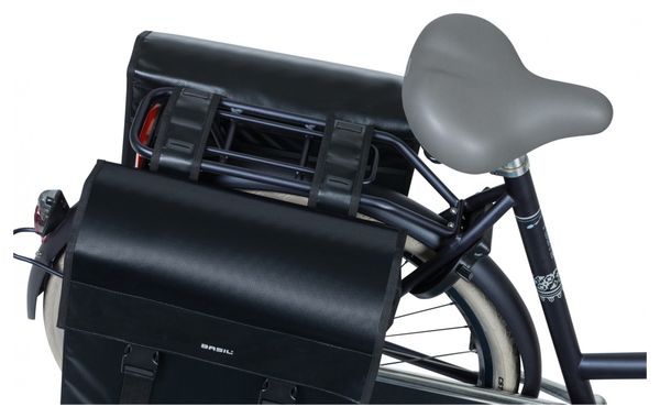 Basil Urban Load Double Bag 48-53 liter zwart
