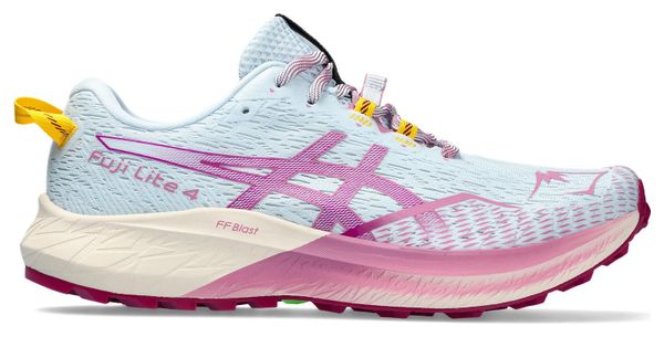 Chaussures de Trail Running Femme Asics Fuji Lite 4 Bleu Rose