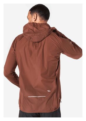 Giacca antivento Kiprun Wind Run 900 marrone da uomo