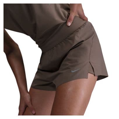 Nike Dri-Fit Swift Braun Damen <strong>2-in-1-Laufshorts</strong>