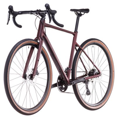 Vélo de Gravel Cube Nuroad Race Shimano GRX 12V 700 mm Rouge Ruby 2025