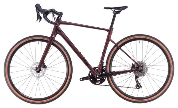 Vélo de Gravel Cube Nuroad Race Shimano GRX 12V 700 mm Rouge Ruby 2025