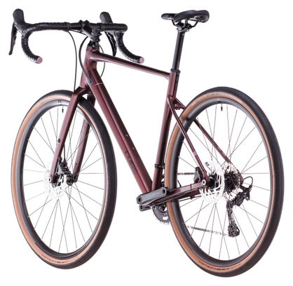 Vélo de Gravel Cube Nuroad Race Shimano GRX 12V 700 mm Rouge Ruby 2025