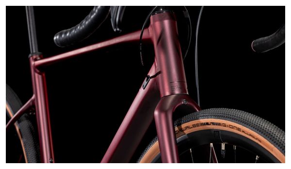 Vélo de Gravel Cube Nuroad Race Shimano GRX 12V 700 mm Rouge Ruby 2025