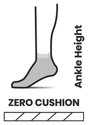 Smartwool Zero Cushion Ankle Grey Calcetines de Running Unisex