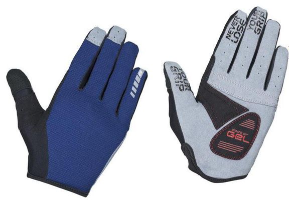 Shark GripGrab Blue Padded Long Gloves