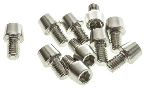 MSC M6x10mm Bouten 7075 legering - Zilver x10