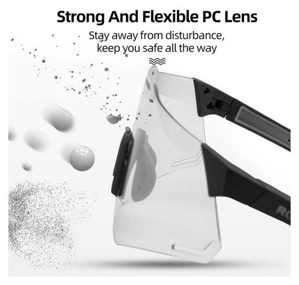 Lunettes Soleil Vélo ROCKBROS UV Transparentes