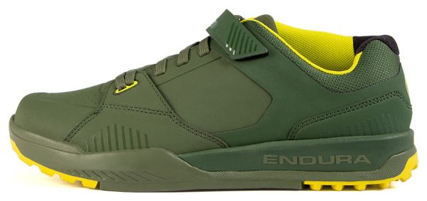 Endura MT500 Burner Automatic Pedals Shoes Green