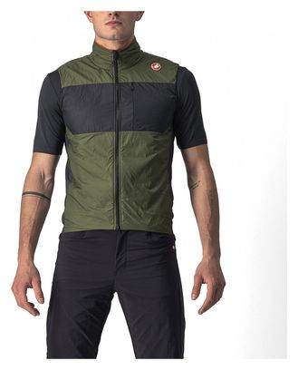 Castelli Unlimited Puffy Khaki / Graue Weste