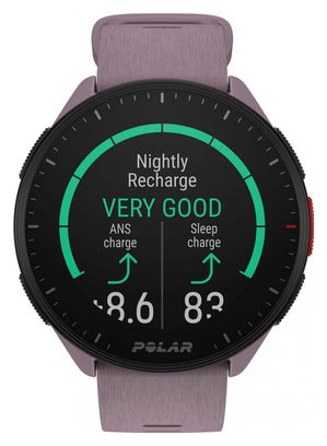 Reloj GPS Polar Pacer Morado Atardecer