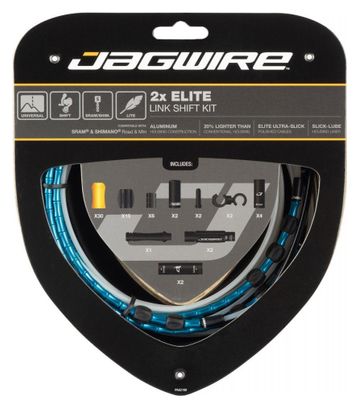 Kit de cambio Jagwire 2x Elite Link azul