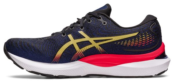 Chaussures de Running Asics Gel Cumulus 24 Bleu Rouge