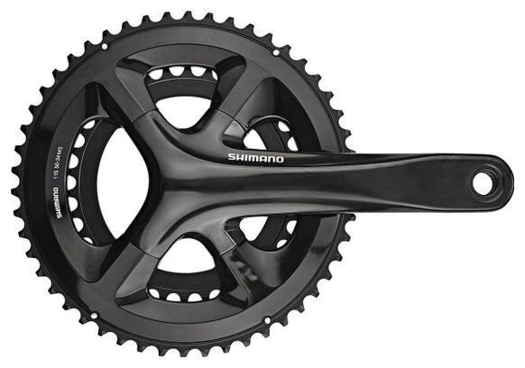 SHIMANO Pédalier 2 X 11 Vitesses Route Fc-Rs510 - 50-34 Axe Creux - Noir