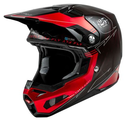 Fly Racing Fly Formula S Carbon Legacy Fullface Helm Carbon Rood / Zwart