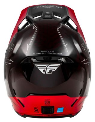 Fly Racing Fly Formula S Carbon Legacy Fullface Helm Carbon Rood / Zwart