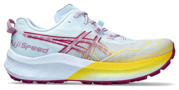 Asics Fujispeed 2 Blue Pink Women's Trail Running Shoes