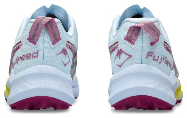 Asics Fujispeed 2 Blue Pink Women's Trail Running Shoes