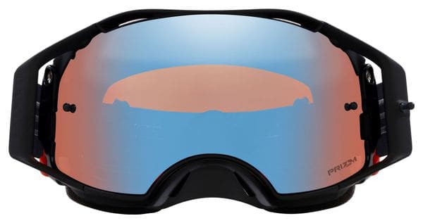 Masque Oakley Airbrake MX B1B Blackout / Verres Prizm Sapphire / Ref : OO7046-F6