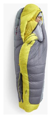 Saco de dormir para mujer Sea To Summit Spark 7C Gris/Amarillo