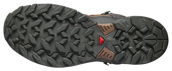 Salomon X Ultra 360 Mid GTX Hiking Shoes, Black/Brown, Men's