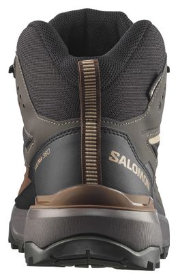 Salomon X Ultra 360 Mid GTX Hiking Shoes, Black/Brown, Men's
