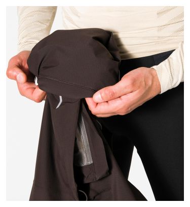 Veste Imperméable Kiprun Rain Run Flow Marron Foncé Homme