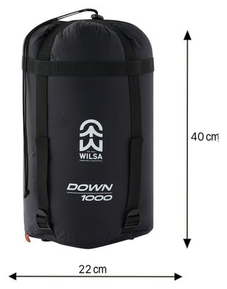 Sac de Couchage Duvets DOWN 1000 Noir