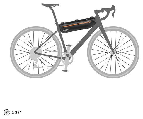 Ortlieb Frame Pack Oberrohr 4L Rahmentasche Schwarz Matt