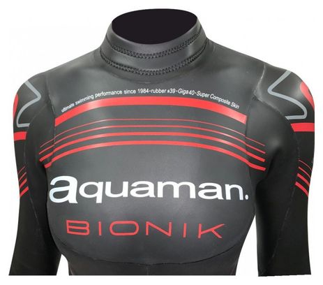 Combinaison Néoprène Aquaman Bionik Noir/Rouge Femme