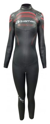 Combinaison Néoprène Aquaman Bionik Noir/Rouge Femme