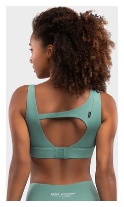 Brassière sport - Maintien élevé Fitness Femme Cross Green Vert Cendré