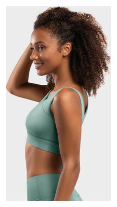 Brassière sport - Maintien élevé Fitness Femme Cross Green Vert Cendré
