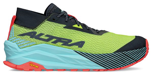 Chaussures Trail Altra Olympus 275 Vert/Bleu/Rouge Homme