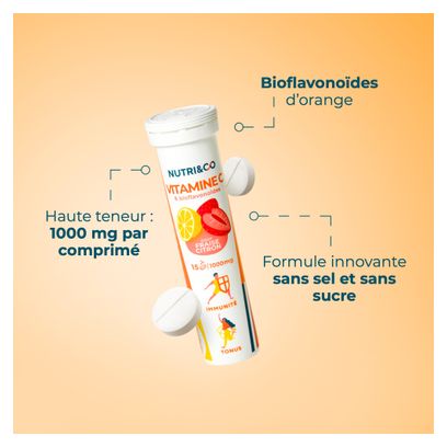 Lot de 3 Vitamine C - 3 x 15 comprimés