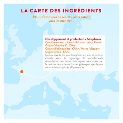 Lot de 3 Vitamine C - 3 x 15 comprimés