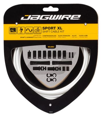 Jagwire Sport XL Shift Kit Weiß