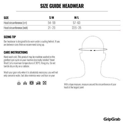 Casquette GripGrab AquaShield Waterproof Noir