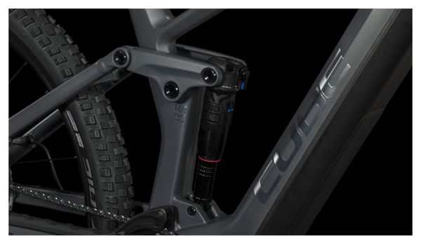 Cube Stereo Hybrid 140 HPC Race 750 Electric Full Suspension MTB Shimano Deore/XT 12S 750 Wh 29'' Grau Chrom