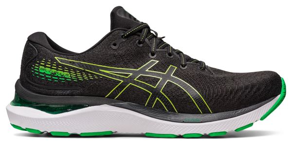 Asics Gel Cumulus 24 Running Shoes Black Green Alltricks