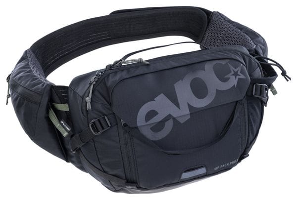 Cinturón Evoc Pro 3 para Bicicleta de Montaña Negro + Bolsa de Agua de 1,5 L