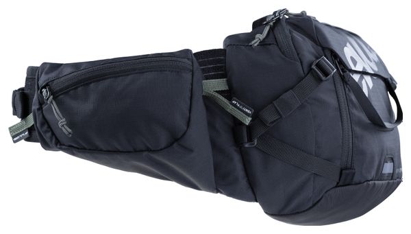 Cinturón Evoc Pro 3 para Bicicleta de Montaña Negro + Bolsa de Agua de 1,5 L