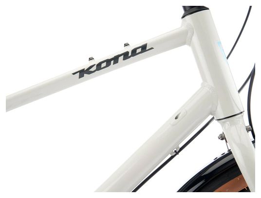 City Bike Fitness Kona Dew Deluxe Shimano Deore 11V 650mm White 2023
