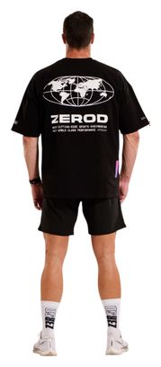 Camiseta de manga corta Z3rod Oversize Vortex Black para hombre