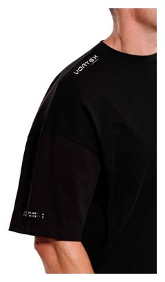 Camiseta de manga corta Z3rod Oversize Vortex Black para hombre