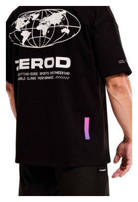 Camiseta de manga corta Z3rod Oversize Vortex Black para hombre